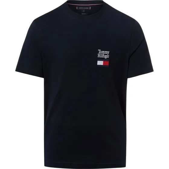 Tommy Hilfiger Koszulka Męska Niebieska, Bawełna, S