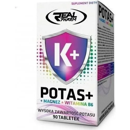 Real Pharm Potas, Magnez + B6, 90 tabletek