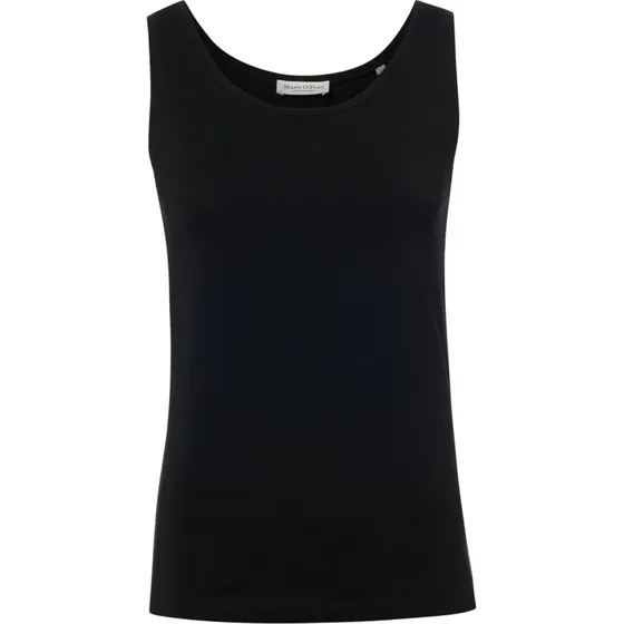 Marc O'Polo Top damski z bawełny organicznej, czarny, M