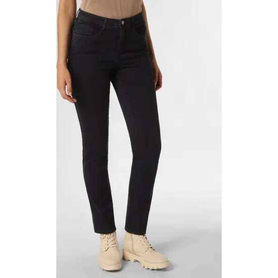 Brax Jeansy Mary niebieskie - Regular Fit z ozdobnymi kamykami