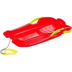 Maan Sanki Plastikowe Czerwone z Hamulcem 80x40 cm