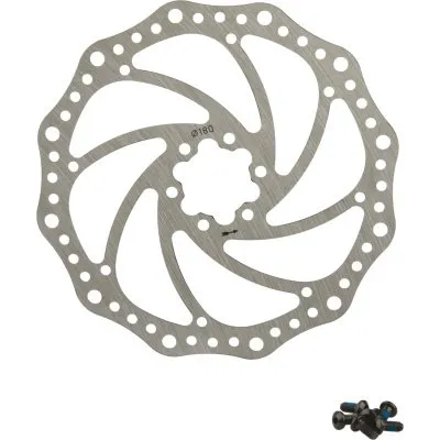 Zoom Tarcza Hamulcowa 180mm 6-rubowa Srebrna