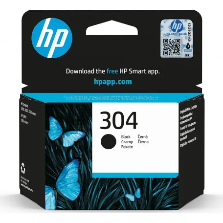 HP 304 Czarny (N9K06AE) oryginalny tusz