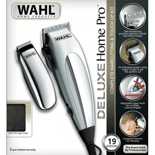 Wahl Home Pro Deluxe 79305-1316 — maszynka przewodowa chrom/srebrna