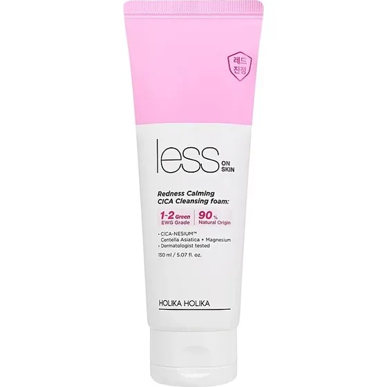 HOLIKA HOLIKA Less On Skin Redness Calming Cica Cleansing Foam 150ml
