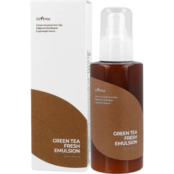 ISNTREE Green Tea Fresh Emulsion 120ml - Emulsja regulująca sebum