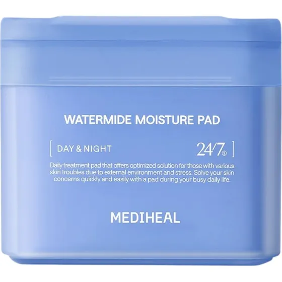 Mediheal Watermide Moisture Pad - nawilżające płatki tonizujące, 100 szt.