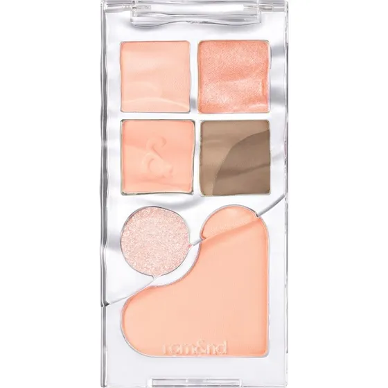 rom&nd Bare Layer Palette 01 Apricot Mood - Paleta cieni i różu