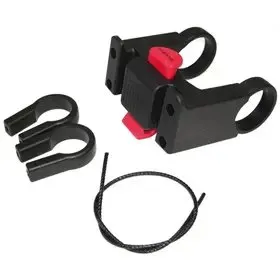 NEWLOOXS Klickfix 22-26+31,8 mm Zaciski Czarne