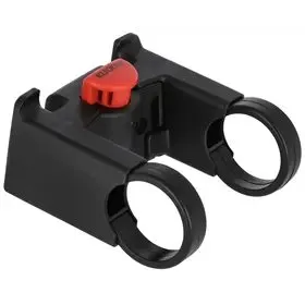 Rixen & Kaul Klickfix Adapter O31.8 mm Czarny