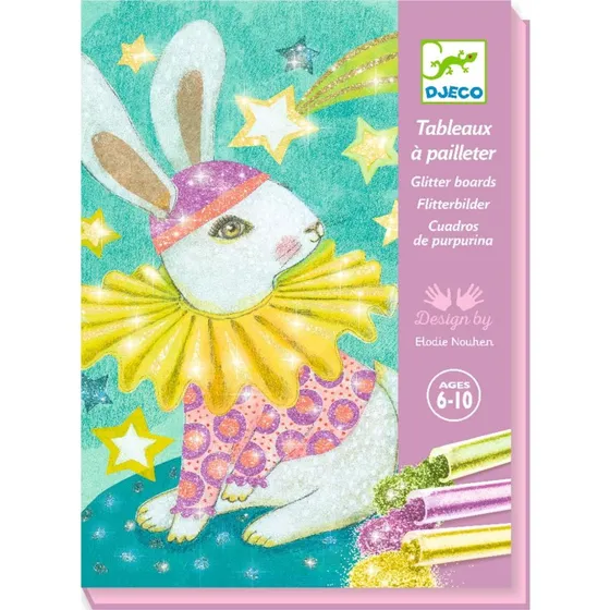 Djeco Zestaw artystyczny z brokatem Karnawał