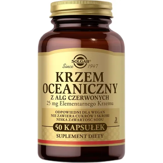 Solgar Krzem Oceaniczny, 50 kapsułek