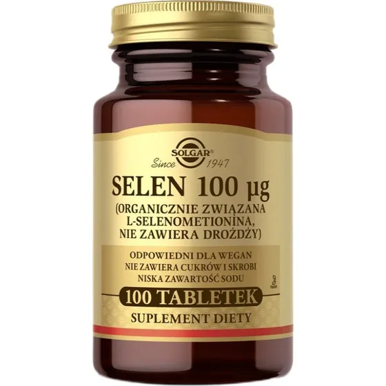 Solgar Selen 100µg 100 tabletek