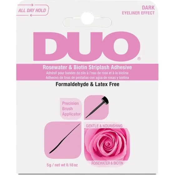 Ardell Duo Rosewater & Biotin Striplash Adhesive Dark 5g