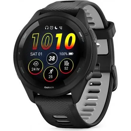 Garmin Forerunner 265 Czarno-szary 46mm AMOLED