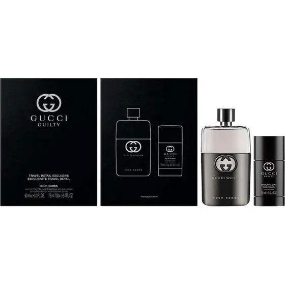 Gucci Guilty Pour Homme zestaw: woda toaletowa 90ml + dezodorant 75ml
