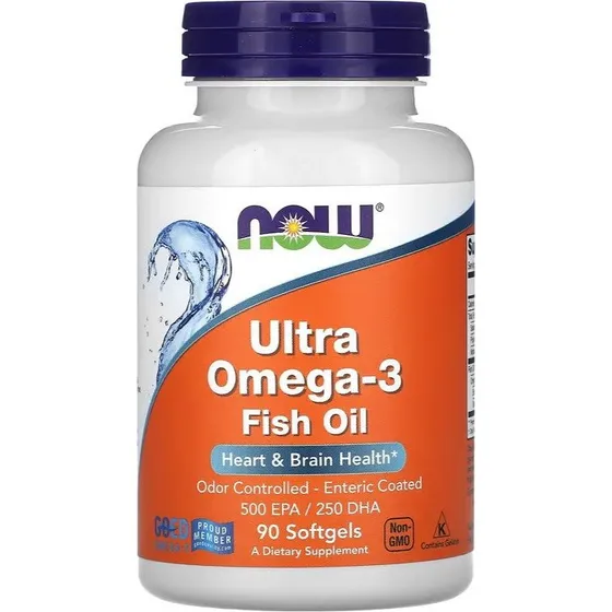 Now Foods Ultra Omega-3 90 Softgels (500 EPA / 250 DHA)