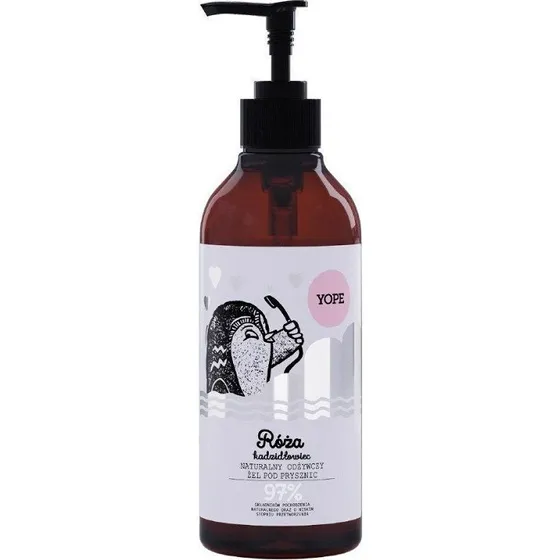 Yope Żel pod prysznic naturalny Róża i Kadzidłowiec 400ml
