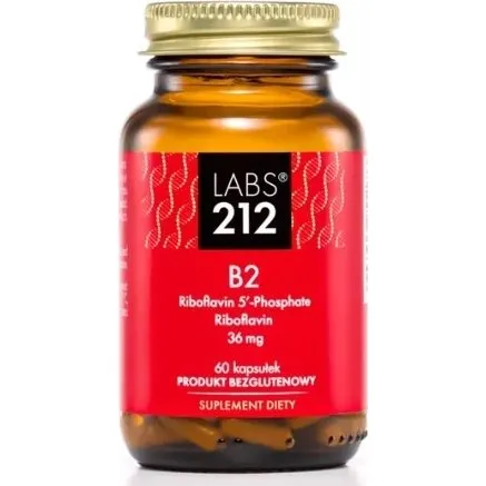 LABS212 Witamina B2 (R-5-P + Ryboflawina) 60 kapsułek