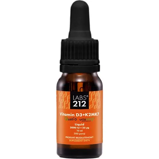 Labs212 Vitamin D3 + K2MK7 Liquid 10 ml
