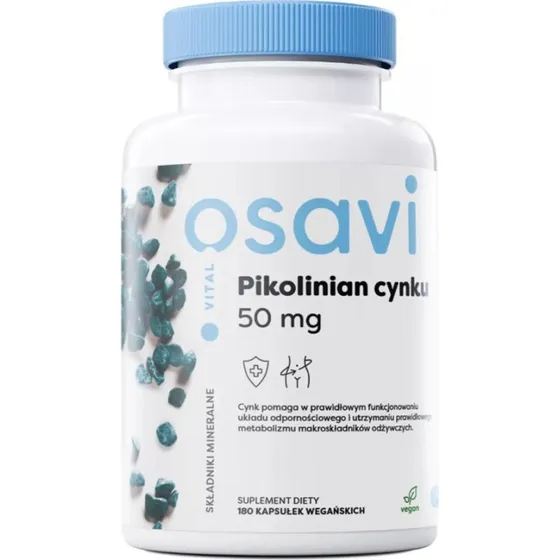 Osavi Pikolinian cynku 50 mg (180 kapsułek)