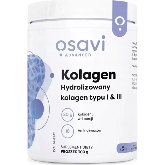 Osavi Kolagen typu I i III, proszek, 300 g