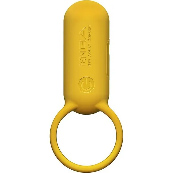 TENGA SVR Canyon Yellow - pierścień wibrujący dla par