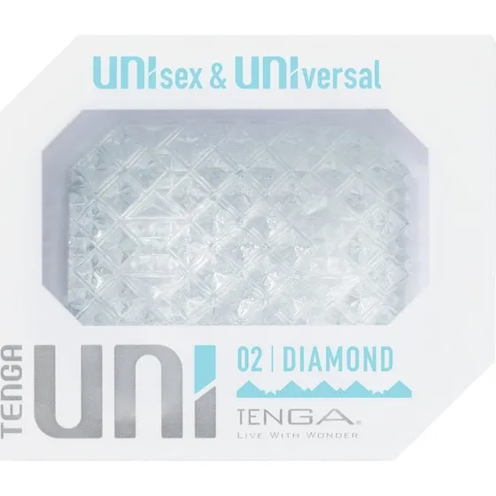 TENGA Uni Diamond - uniwersalna nakładka masturbująca