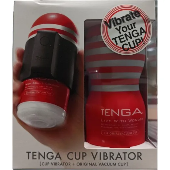 TENGA Cup Vibrator Set - Zestaw kubkowy z modułem wibracyjnym