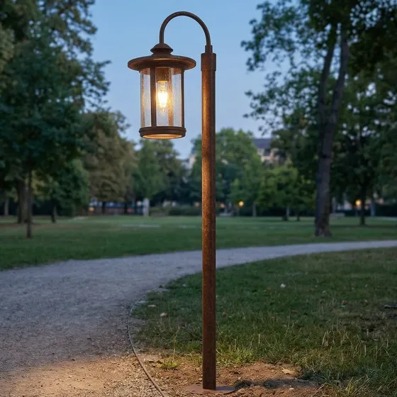 Lindby Zayn H109 Lampa Ogrodowa Rdzawa 109 cm