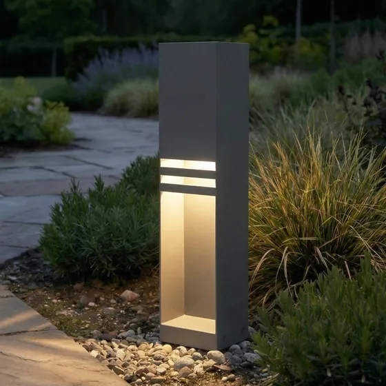 Lucande Oxido Słupek oświetleniowy LED, antracyt, 50 cm, IP44