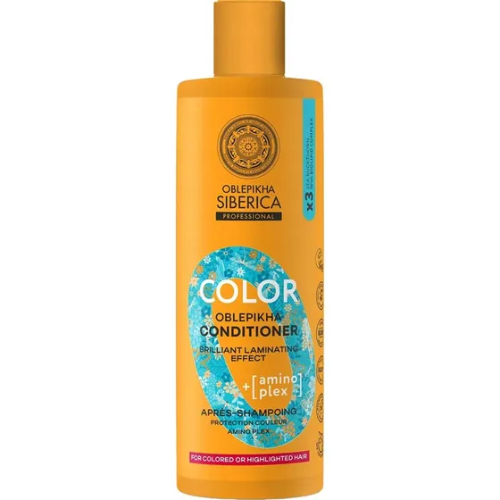 Natura Siberica Oblepikha Color odżywka do włosów farbowanych 400ml