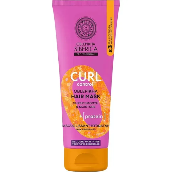 Natura Siberica Oblepikha Curl Control maska do włosów kręconych 200ml