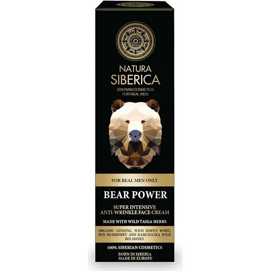 Natura Siberica Men Bear Power przeciwzmarszczkowy krem do twarzy 50ml