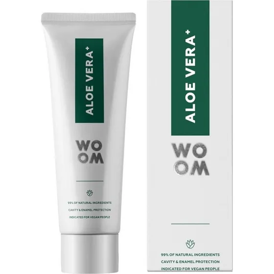 Woom Aloe Vera+ naturalna organiczna pasta wzmacniająca 75ml