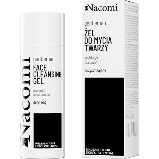 Nacomi Gentleman Oczyszczający Żel do Mycia Twarzy 140 ml