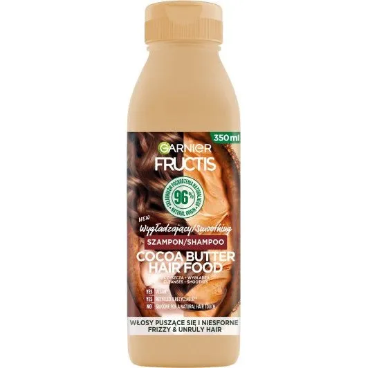 Garnier Fructis Cocoa Butter Hair Food Szampon Wygładzający 350ml