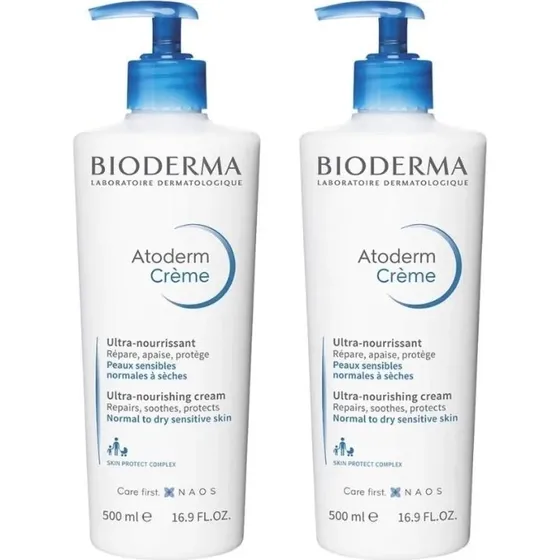 Bioderma Atoderm Crème Ultra 500 ml (2x)