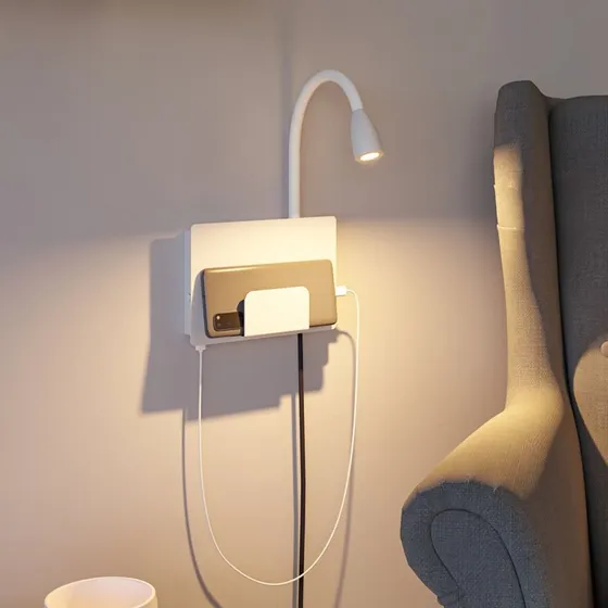 Paulmann Halina Kinkiet LED USB-C Matowa biel