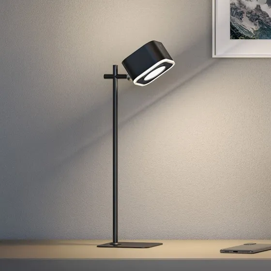 Lampa stołowa LED Paulmann Varia, czarna, 37 cm, CCT