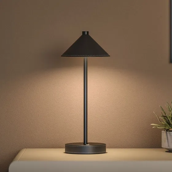 Lampa stołowa Paulmann Pellini LED Czarna Matowa
