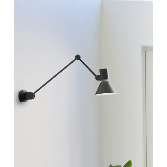 Anglepoise Type 80 W3 Kinkiet - Czarny Matowy