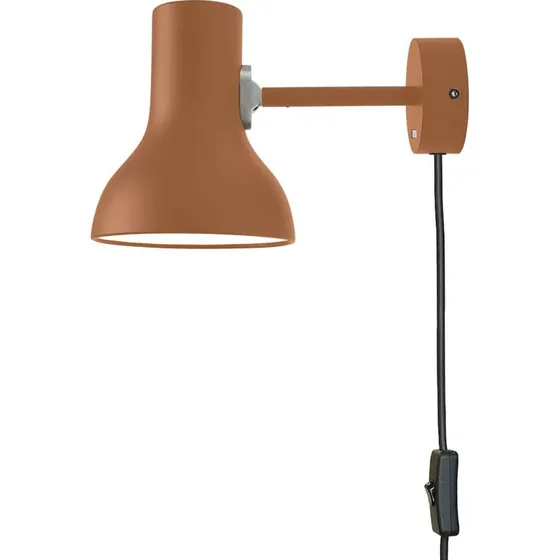 Anglepoise Type 75 Mini Kinkiet Margaret Howell, rdzawobrązowy