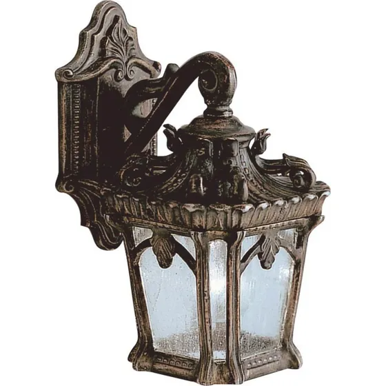 Elstead Kinkiet zewnętrzny Tournai, brązowy, IP44, aluminium