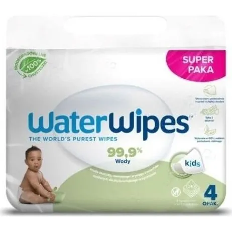 WaterWipes Soapberry Chusteczki nawilżane 4x60 szt.