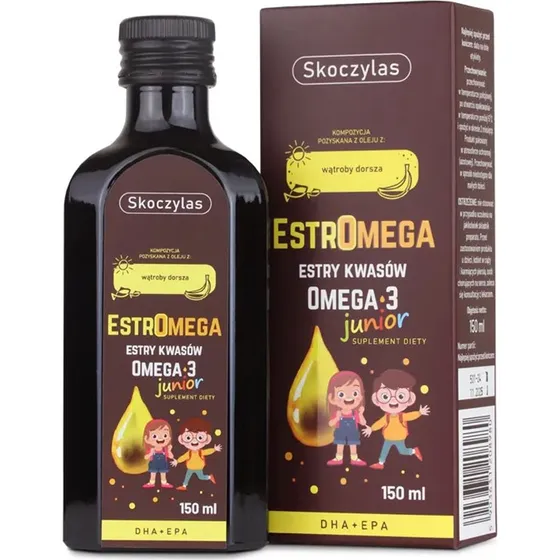 Skoczylas Estromega Rybie Kwasy Omega 3 Junior 150ml