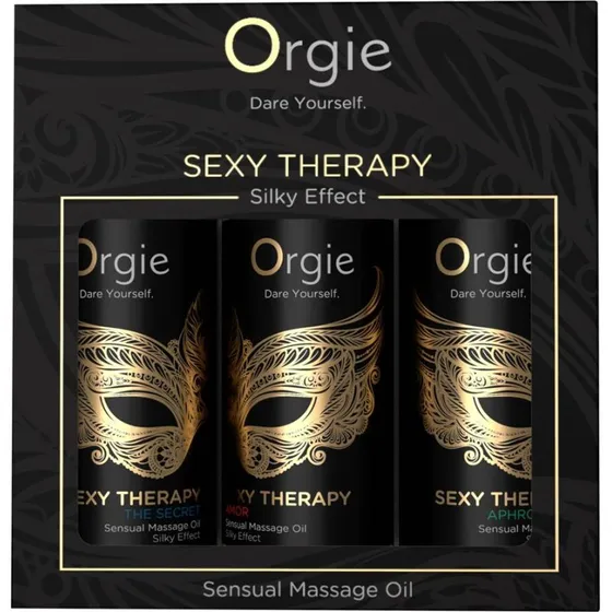 Orgie Sexy Therapy Kit zestaw olejków do masażu 3x30ml