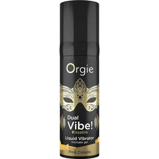 Orgie Dual Vibe! Kissable Liquid Vibrator Pina Colada 15ml