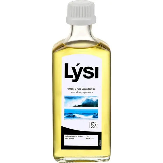 Lysi Sport Omega-3 Pure Ocean Fish Oil 240ml Cytrynowy