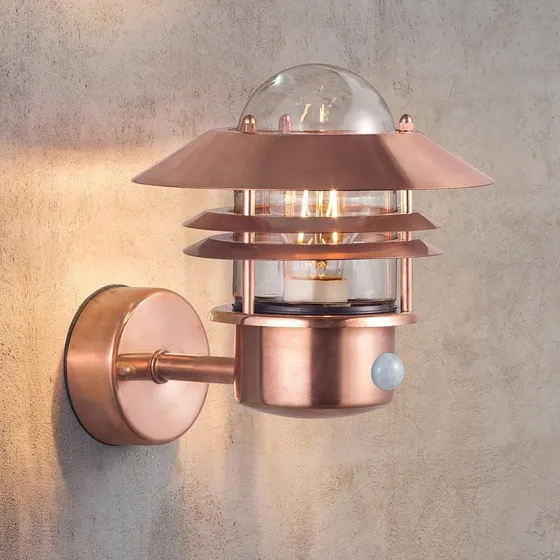 Nordlux Blokhus Up Lampa Ścienna z Czujnikiem - Miedź